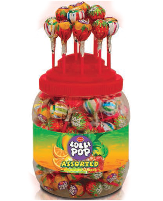 PRAN LOLLY POP - ASSORTED JAR